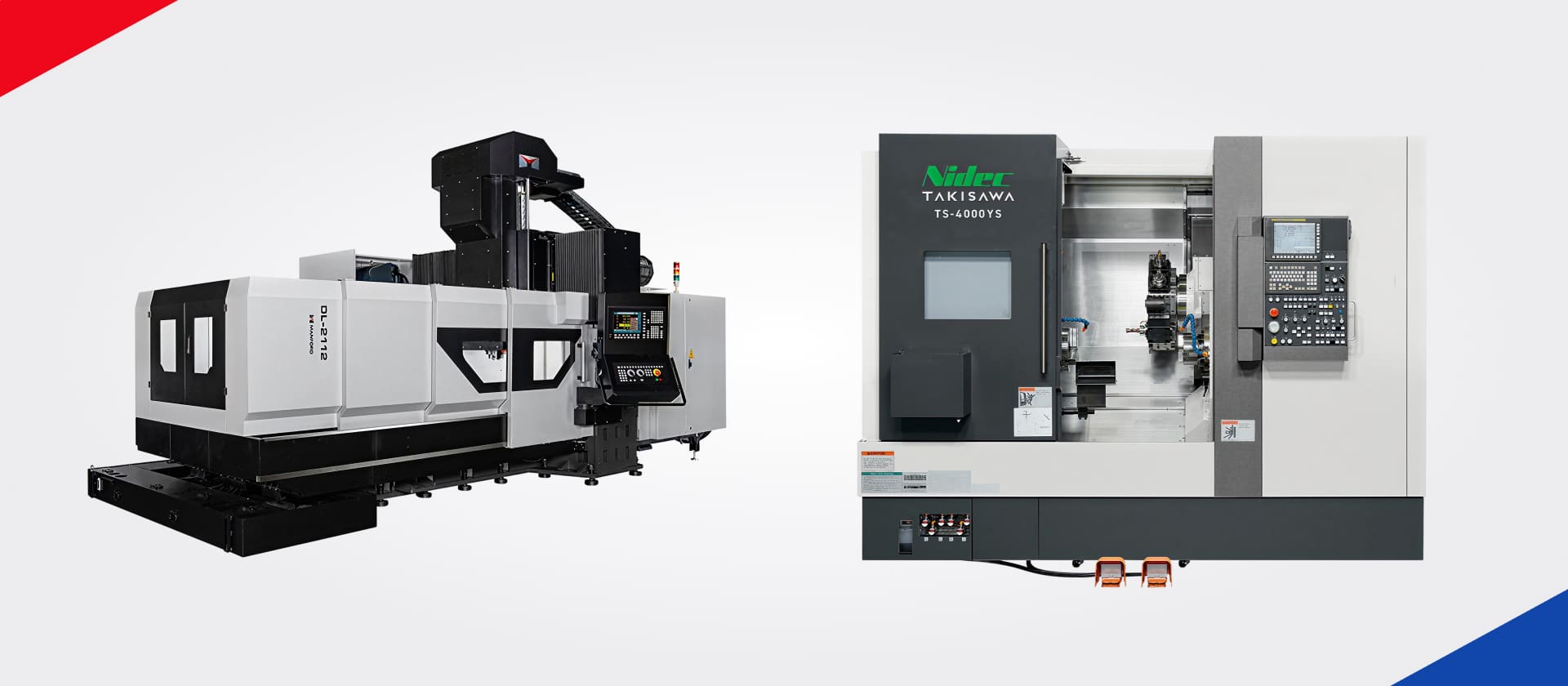 CNC machining center and CNC lathe with automated controls Nidec Takisawa – SMS Machine Tool Solutions