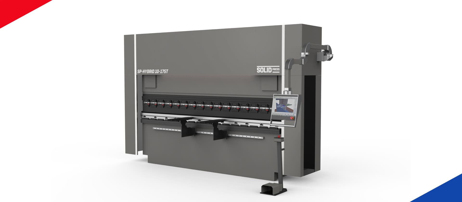 Hydraulic press brake machine with CNC control panel – SMS Machine Tool Solutions